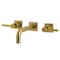 Kingston Brass KS6127DL Two-Handle Wall Mount Bathroom Faucet, Brushed Brass KS6127DL - alternate 1